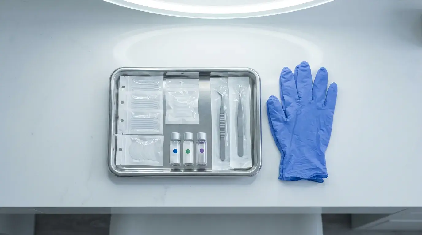 サロンで行うまつ毛パーマの施術手順と安全対策