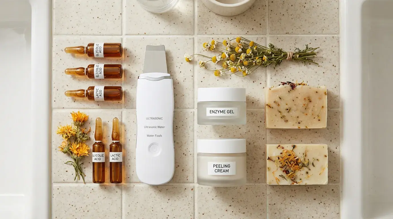 種類別に見るピーリング施術・製品ごとの頻度